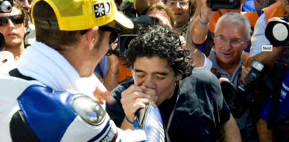 Maradona Cinta Rossi